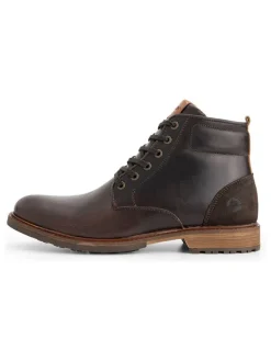 Leder-Schnürschuhe in Braun>TRAVELIN' Discount