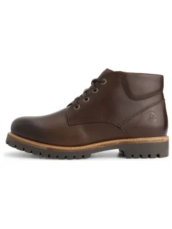 Leder-Schnürschuhe in Braun>TRAVELIN' Online