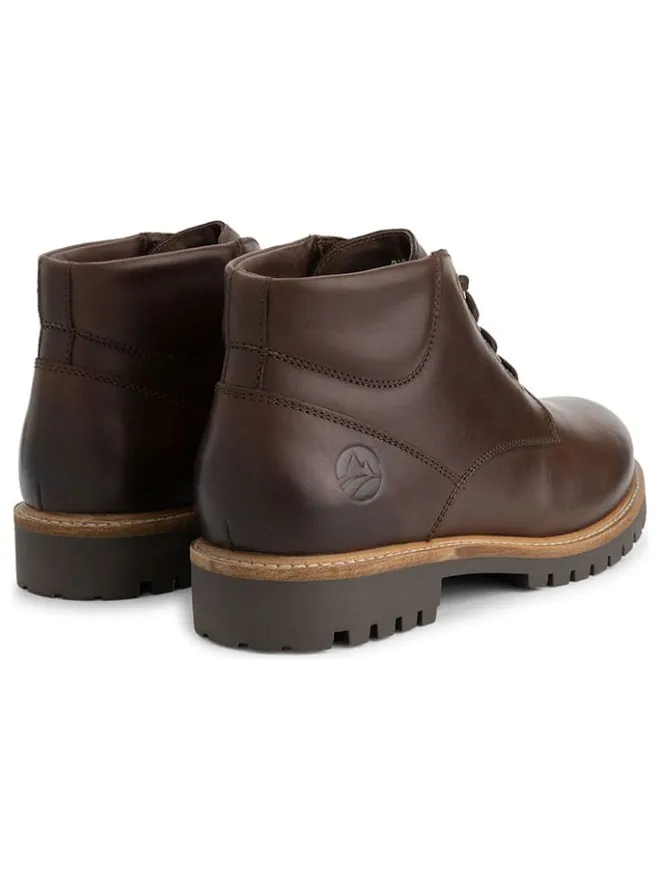 Leder-Schnürschuhe in Braun>TRAVELIN' Online