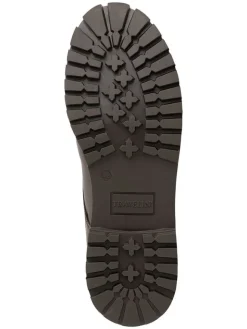 Leder-Schnürschuhe in Braun><noscript><img width=