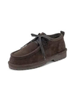 Leder-Schnürschuhe in Braun>natural world Discount