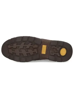Leder-Schnürschuhe in Braun><noscript><img width=