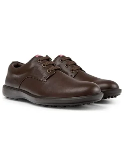 Camper Schnürschuhe^Leder-Schnürschuhe in Braun