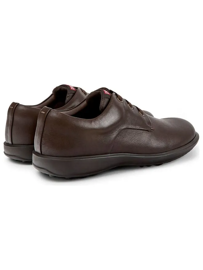 Camper Schnürschuhe^Leder-Schnürschuhe in Braun
