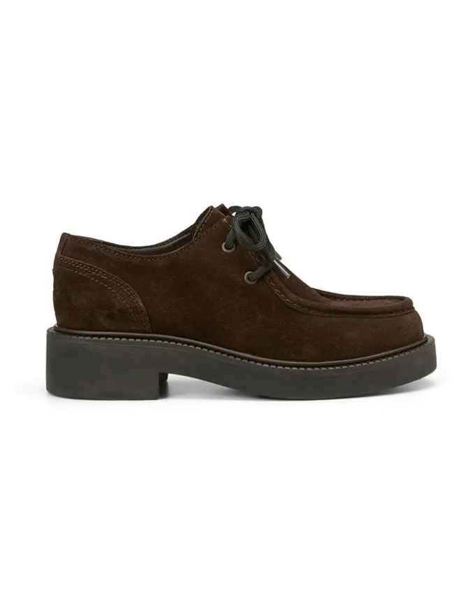 Marc O'Polo Shoes Schnürschuhe^Leder-Schnürschuhe in Braun