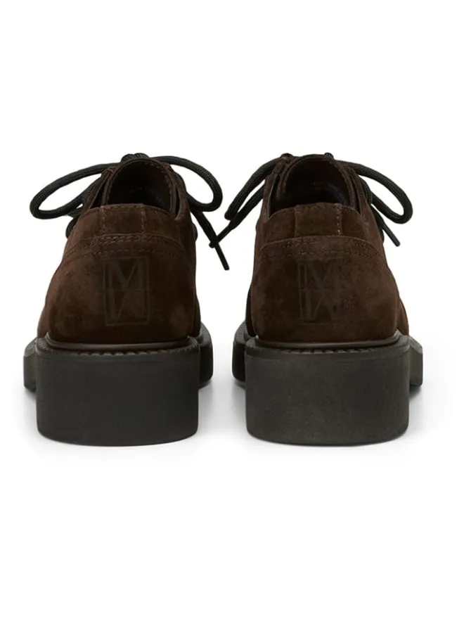 Marc O'Polo Shoes Schnürschuhe^Leder-Schnürschuhe in Braun