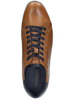 Wojas Schnürschuhe^Leder-Schnürschuhe in Braun