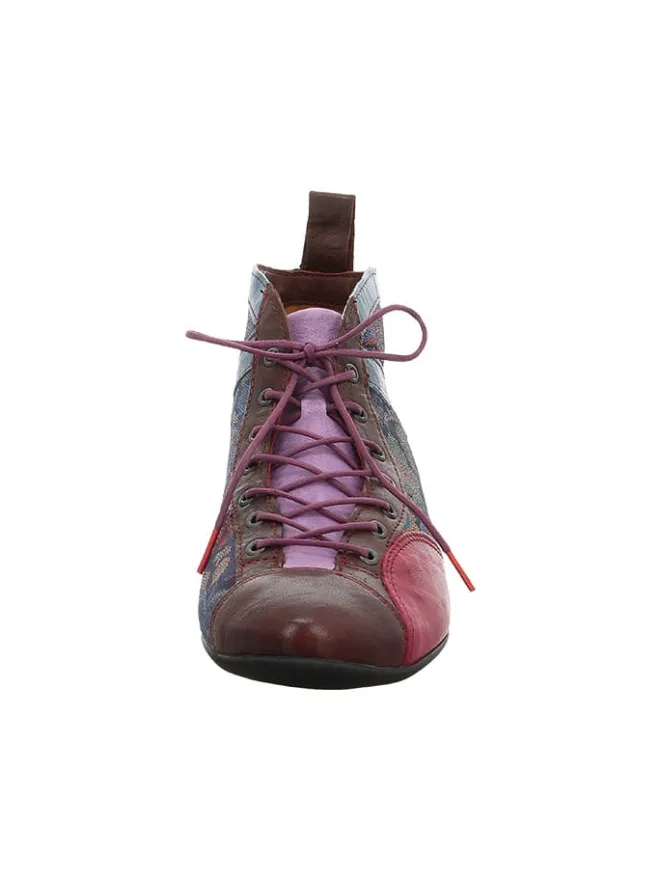 Leder-Schnürschuhe in Bunt>Think! Outlet