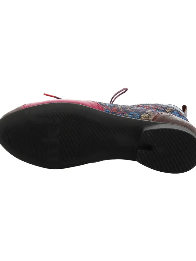 Leder-Schnürschuhe in Bunt>Think! Outlet