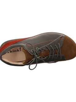 Leder-Schnürschuhe in Bunt><noscript><img width=