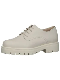 Gabor Schnürschuhe^Leder-Schnürschuhe in Creme
