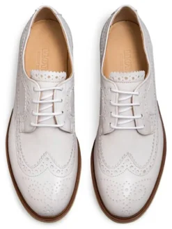 LLOYD Schnürschuhe^Leder-Schnürschuhe in Creme