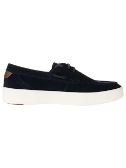 Tommy Hilfiger Schnürschuhe^Leder-Schnürschuhe in Dunkelblau