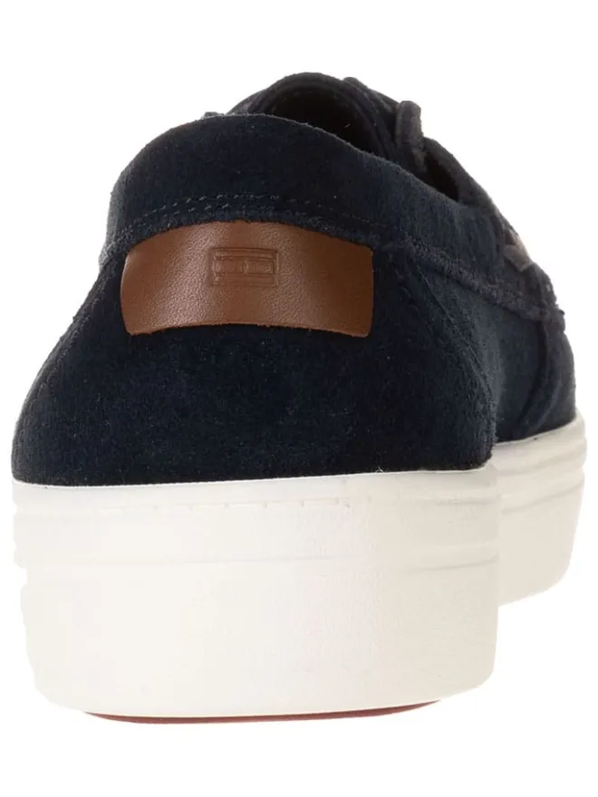 Tommy Hilfiger Schnürschuhe^Leder-Schnürschuhe in Dunkelblau