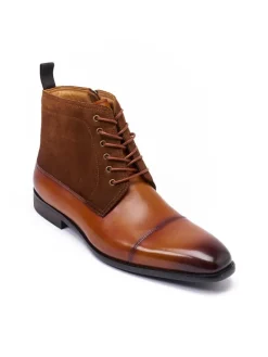 Leder-Schnürschuhe in Grau>British Passport Online