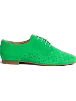 LLOYD Schnürschuhe^Leder-Schnürschuhe in Grün