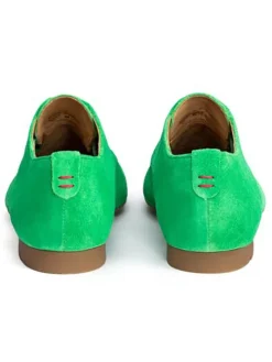 LLOYD Schnürschuhe^Leder-Schnürschuhe in Grün