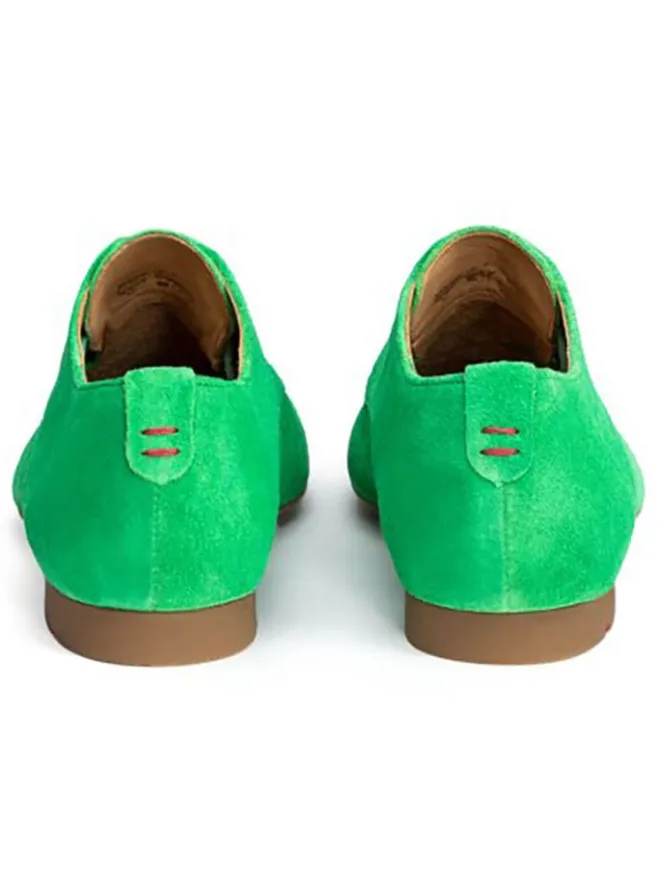 LLOYD Schnürschuhe^Leder-Schnürschuhe in Grün