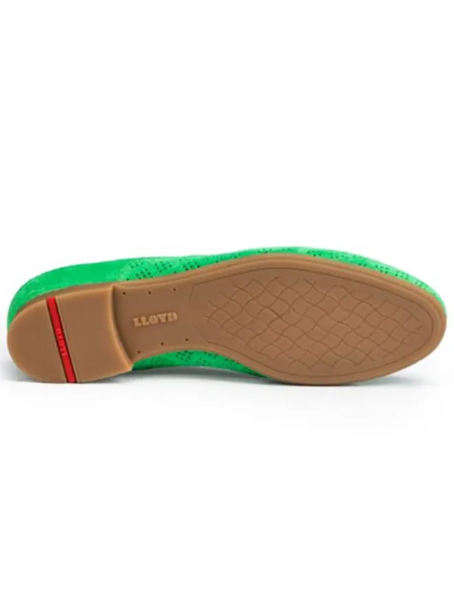 LLOYD Schnürschuhe^Leder-Schnürschuhe in Grün