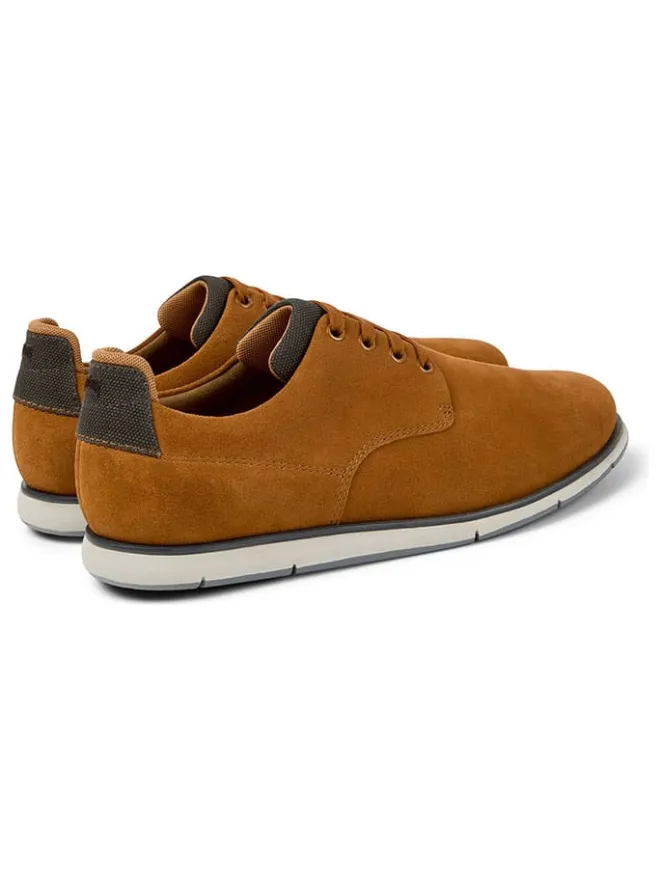 Leder-Schnürschuhe in Hellbraun>Camper Hot