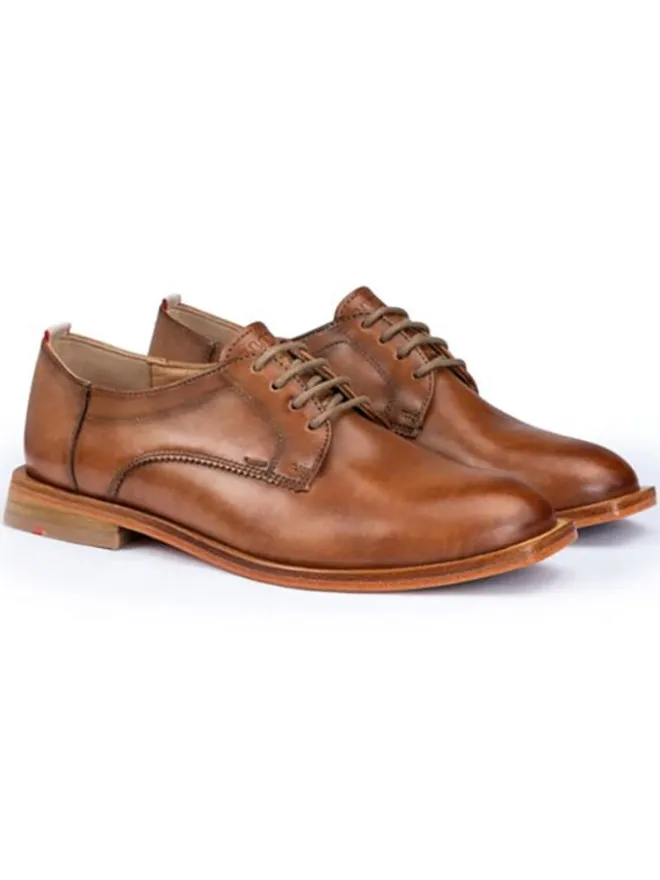 Leder-Schnürschuhe in Hellbraun>LLOYD Hot