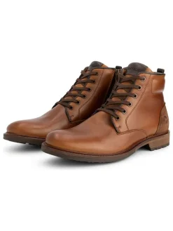 TRAVELIN' Schnürschuhe|Schnürschuhe^Leder-Schnürschuhe in Hellbraun