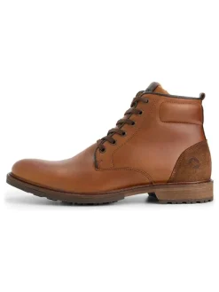 TRAVELIN' Schnürschuhe|Schnürschuhe^Leder-Schnürschuhe in Hellbraun