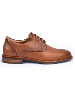 Leder-Schnürschuhe in Hellbraun>LLOYD New