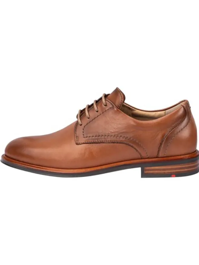 Leder-Schnürschuhe in Hellbraun>LLOYD New