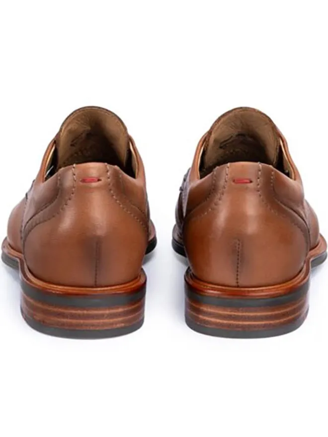 Leder-Schnürschuhe in Hellbraun>LLOYD New