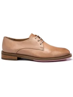 Leder-Schnürschuhe in Hellbraun>LLOYD