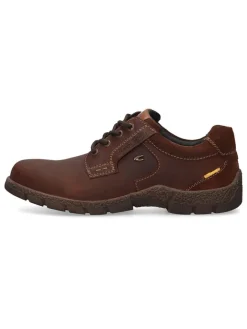 Camel Active Schnürschuhe^Leder-Schnürschuhe in Hellbraun