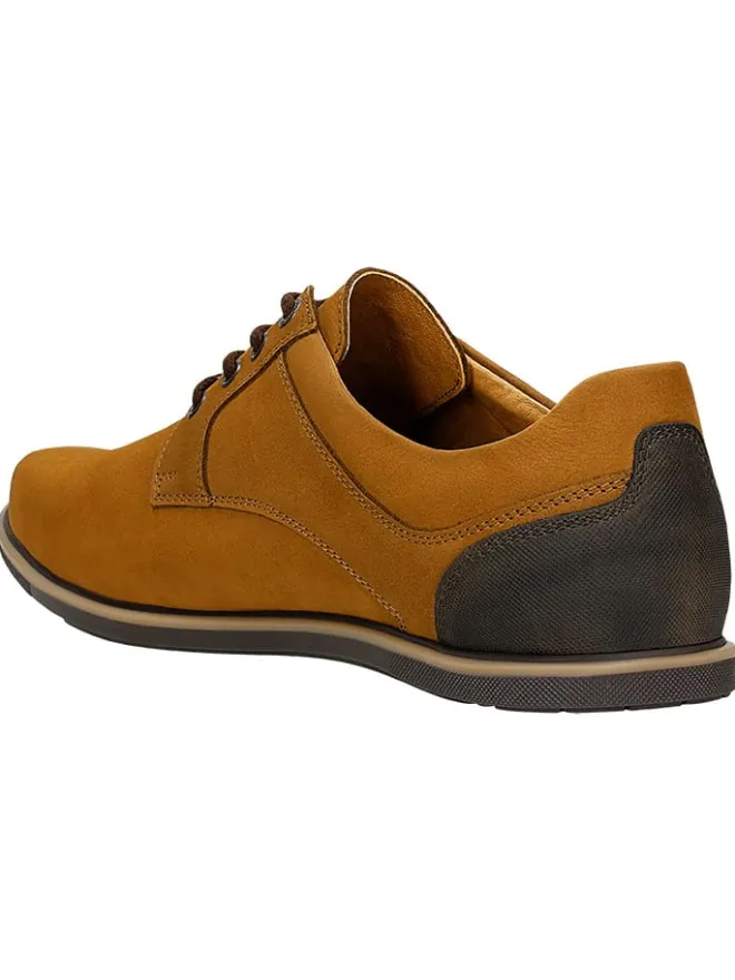 Wojas Schnürschuhe^Leder-Schnürschuhe in Hellbraun