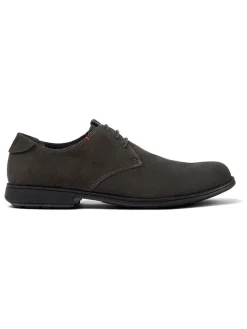 Camper Schnürschuhe^Leder-Schnürschuhe in Khaki