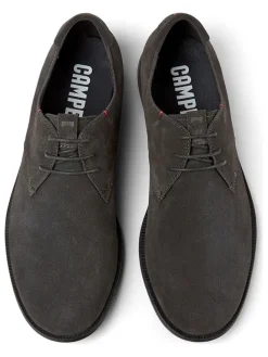 Camper Schnürschuhe^Leder-Schnürschuhe in Khaki