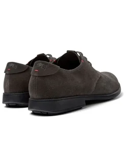 Camper Schnürschuhe^Leder-Schnürschuhe in Khaki