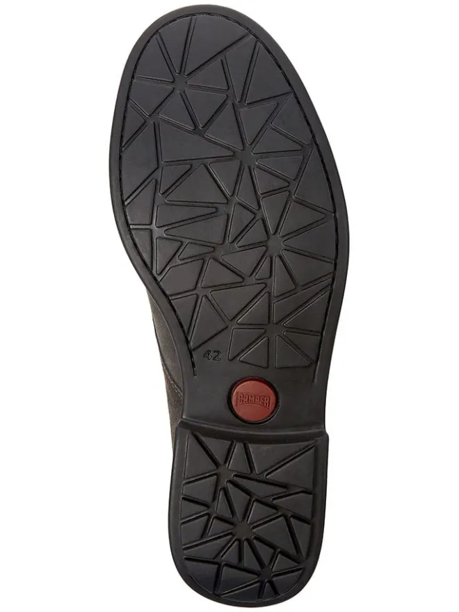 Camper Schnürschuhe^Leder-Schnürschuhe in Khaki