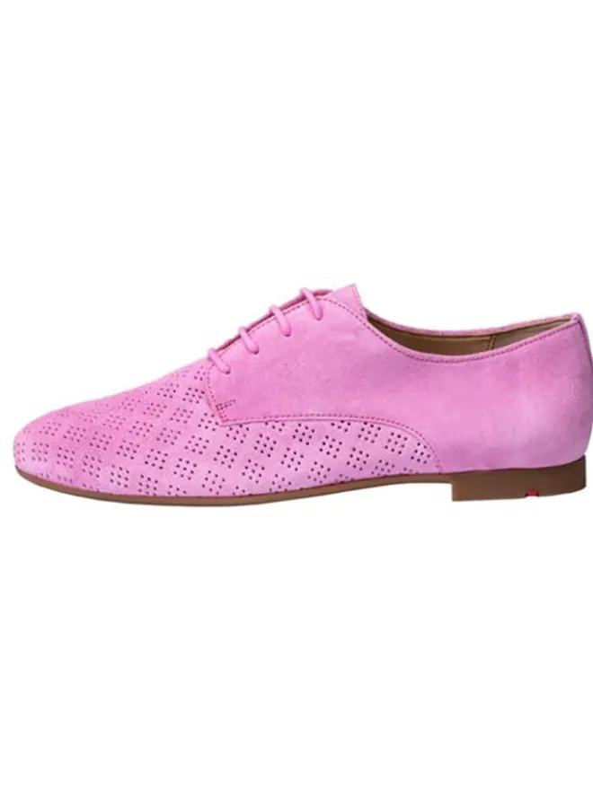 Leder-Schnürschuhe in Rosa>LLOYD Best