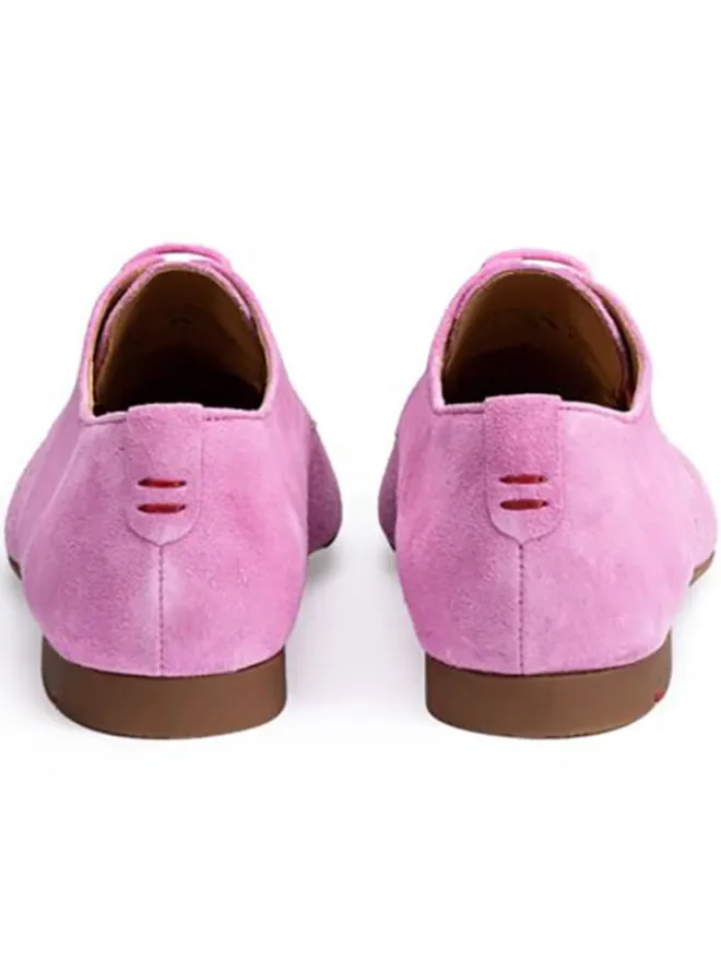 Leder-Schnürschuhe in Rosa>LLOYD Best