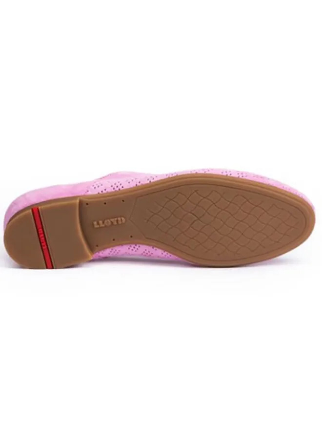 Leder-Schnürschuhe in Rosa>LLOYD Best