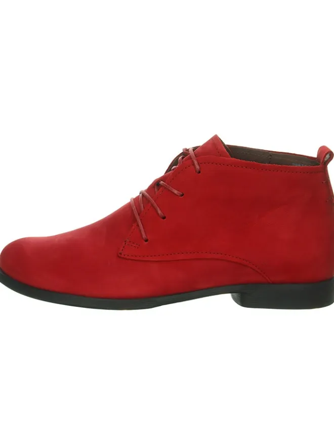 Leder-Schnürschuhe in Rot>Think!