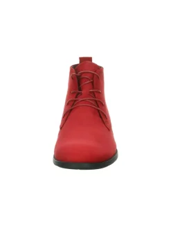 Leder-Schnürschuhe in Rot><noscript><img width=