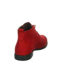 Leder-Schnürschuhe in Rot><noscript><img width=