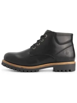 TRAVELIN' Schnürschuhe|Schnürschuhe^Leder-Schnürschuhe in Schwarz