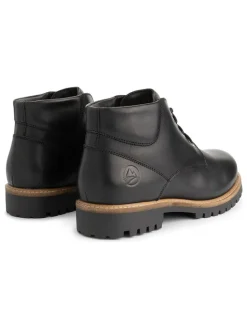 TRAVELIN' Schnürschuhe|Schnürschuhe^Leder-Schnürschuhe in Schwarz