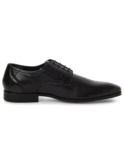 Leder-Schnürschuhe in Schwarz>s.Oliver Hot