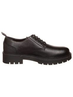 Calvin Klein Schnürschuhe^Leder-Schnürschuhe in Schwarz
