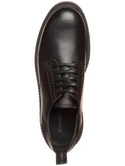 Calvin Klein Schnürschuhe^Leder-Schnürschuhe in Schwarz