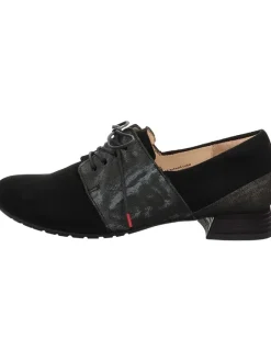Leder-Schnürschuhe in Schwarz>Think! Discount