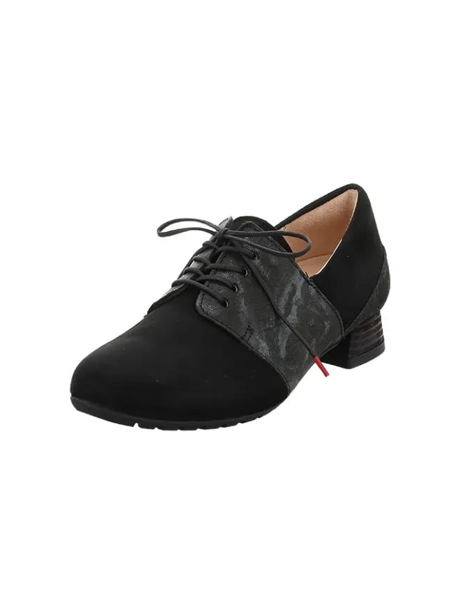 Leder-Schnürschuhe in Schwarz>Think! Discount
